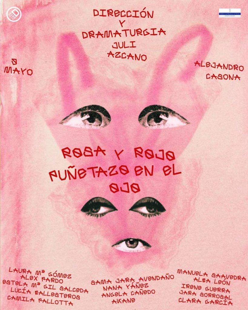 -ROSA Y ROJO, PUÑETAZO EN EL OJO- Velada de la ESAD. 9 de mayo, Alejandro Casona. 17.00 horas. “Dentro de un cajón, entr…
