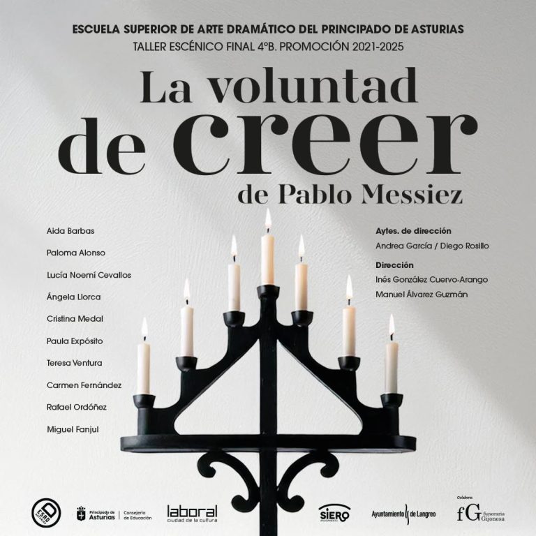TALLER ESCÉNICO FINAL 4ºB «La voluntad de creer» de Pablo Messiez Por fin podemos anunciar que los alumnos y alumnas de …