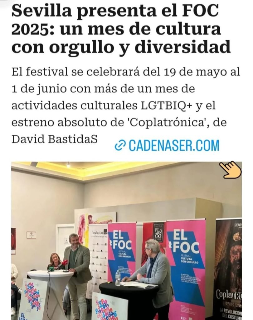 Apoyando a la Cultura con Orgullo. #ElFOC9