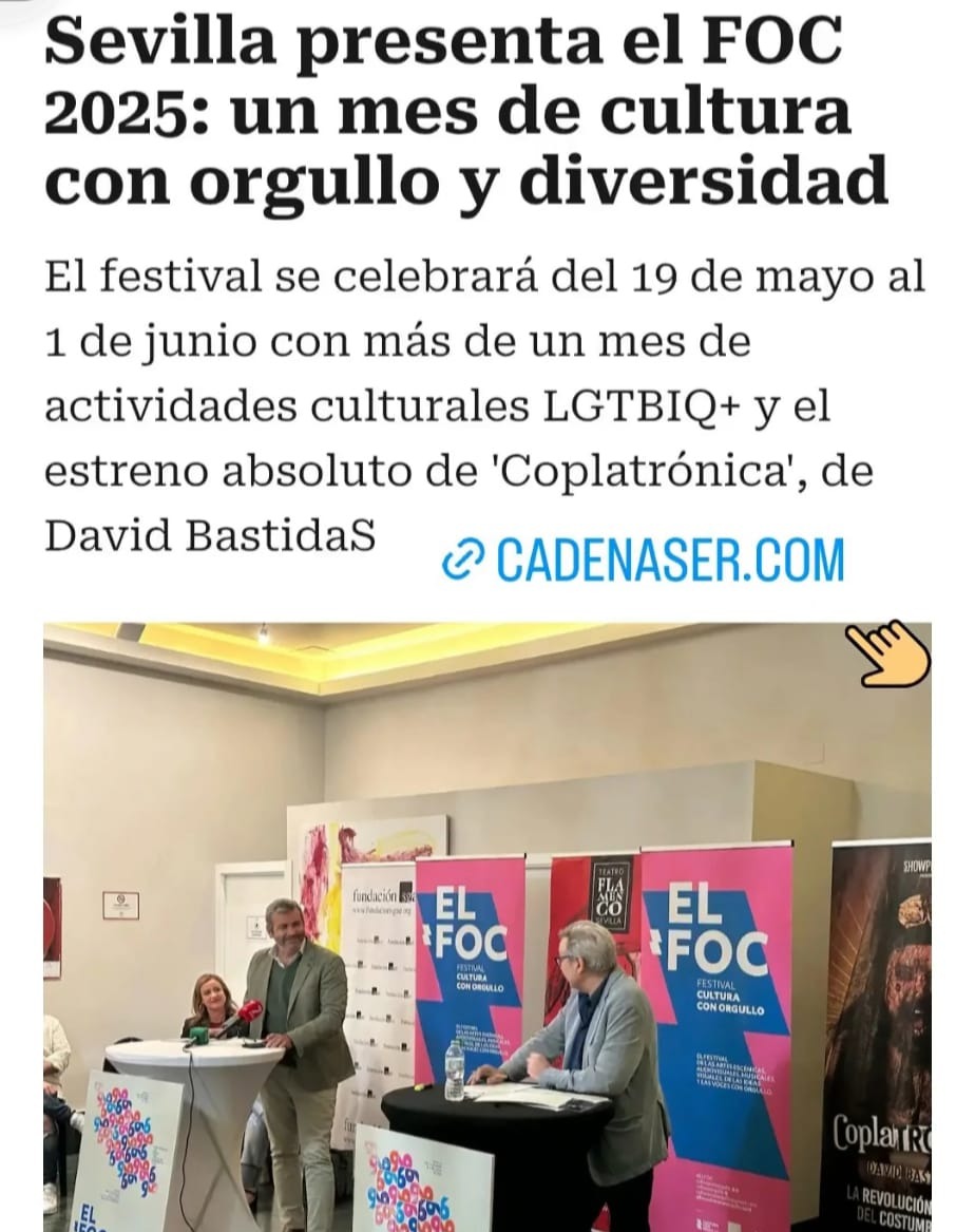Apoyando a la Cultura con Orgullo. #ElFOC9
