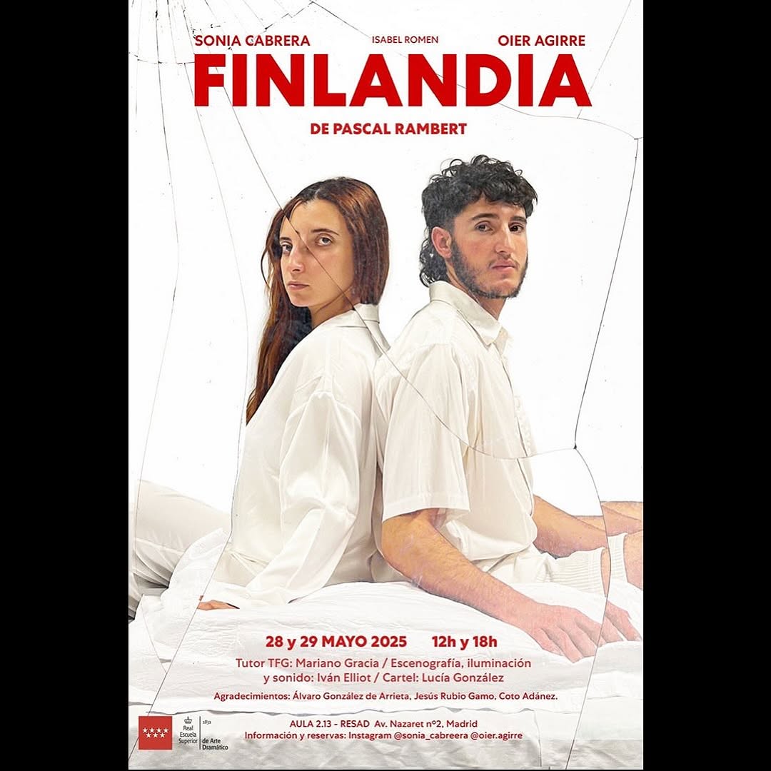 ❄️ FINLANDIA de Pascal Rambert 🎭Reparto: Sonia Cabrera, Isabel Romen, Oier Agirre 🎨 Escenografía, iluminación y sonido…
