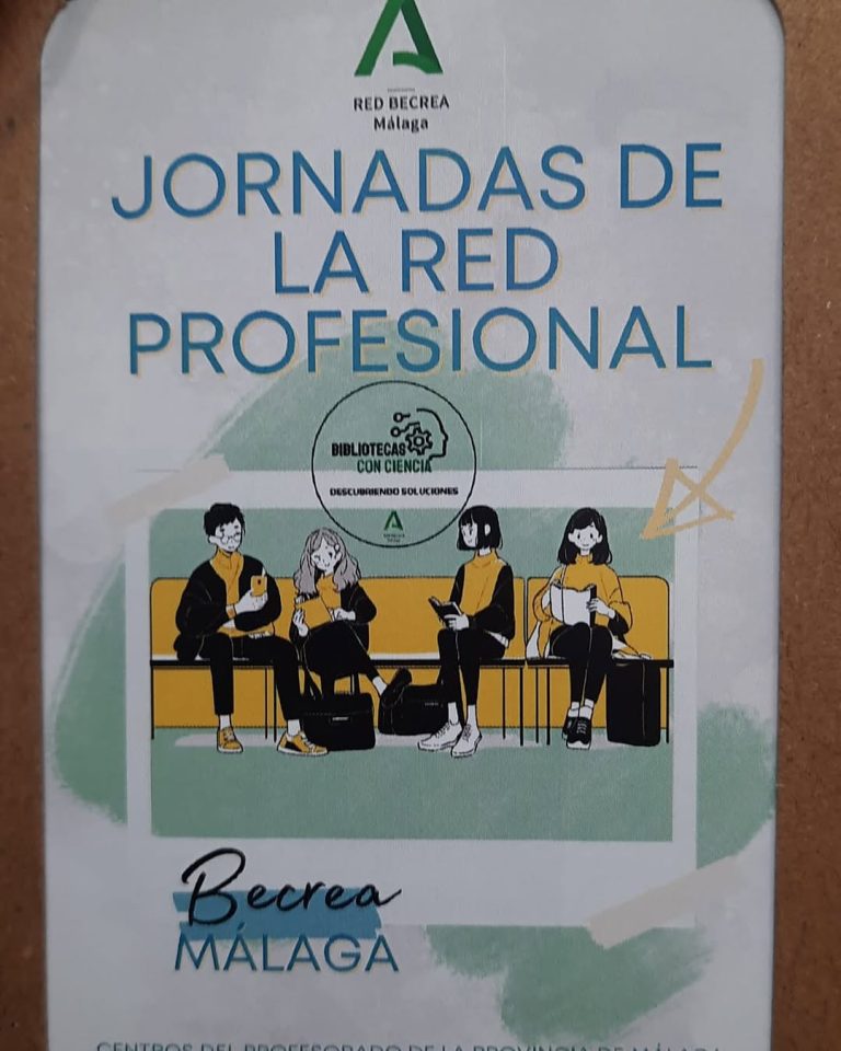 📚Nuestra compañera Isabel Alba participa hoy en las Jornadas Provinciales de la Red Profesional BECREA Málaga, un espac…