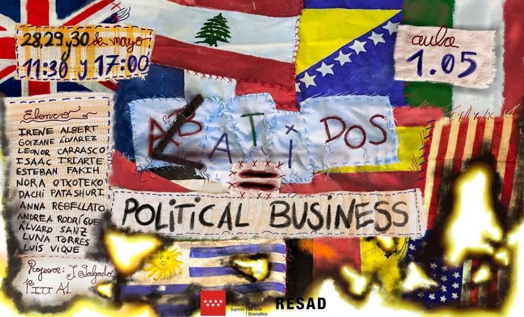 💼🗳️ POLITICAL BUSINESS Creación colectiva del grupo de 1º Interpretación Textual A1, con dirección pedagógica de Jesús…