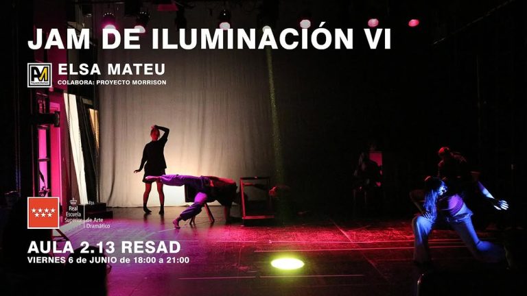 💡 Jam de Iluminación VI Organiza: Elsa Mateu Colabora: Proyecto Morrison 📍 Aula 2.13 – RESAD 🗓️ Viernes 6 de junio 20…