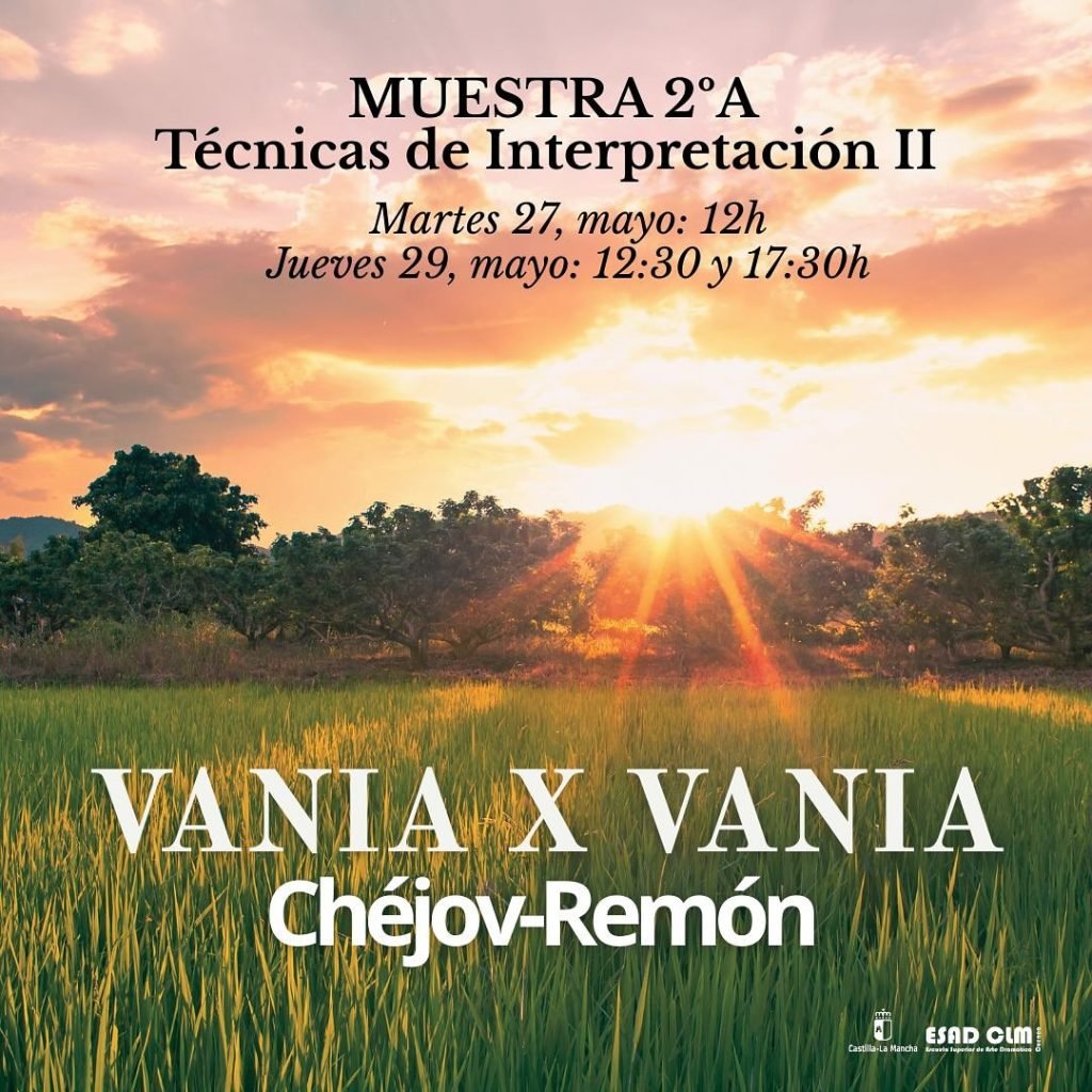 VANIA X VANIA (A partir de textos de A. Chejov y de Pablo Remón)