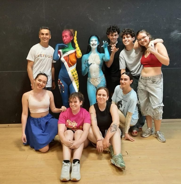 🎨 Muestra de Bodypainting. 🎭🎭Trabajos del alumnado de la asignatura optativa Taller de Caracterización. 👉🏼Profesor:…