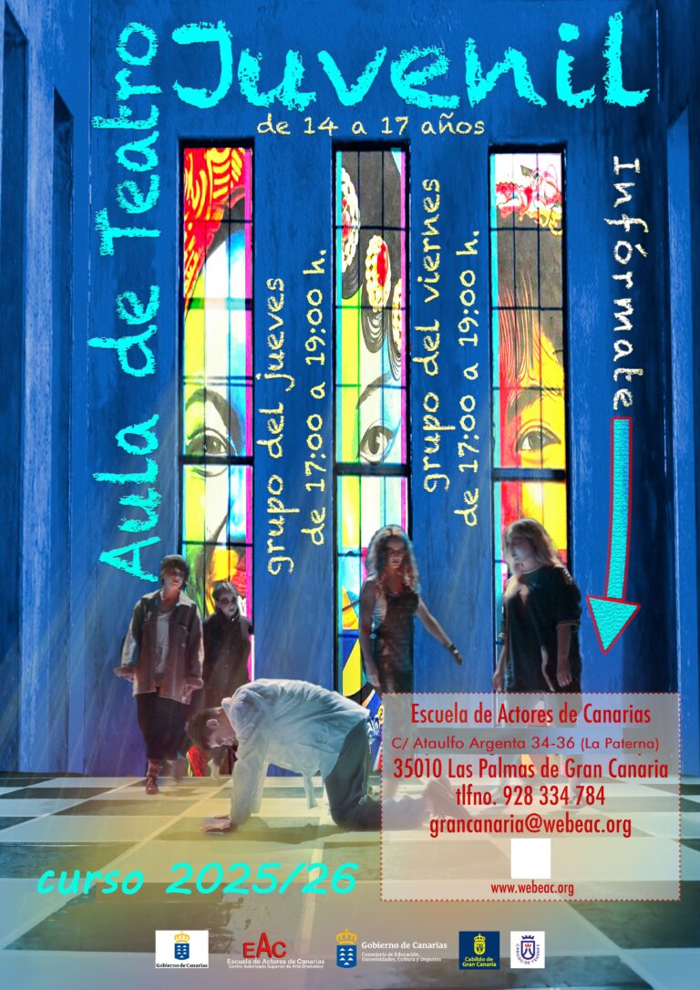 Aula de TEATRO JUVENIL 25/26 (14-17 años)