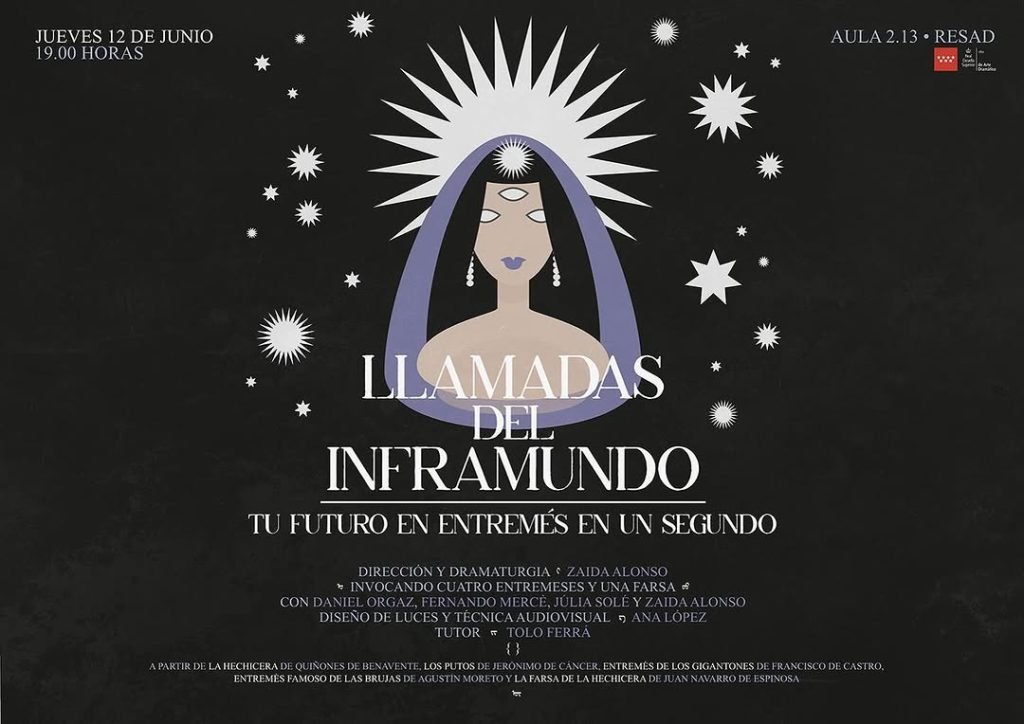 📞🔥 Llamadas del inframundo. Tu futuro en entremés en un segundo 👩‍🎓 Proyecto de 3º de Dirección de Escena 📝 Direcci…
