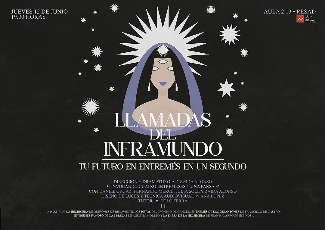 📞🔥 Llamadas del inframundo. Tu futuro en entremés en un segundo 👩‍🎓 Proyecto de 3º de Dirección de Escena 📝 Direcci…