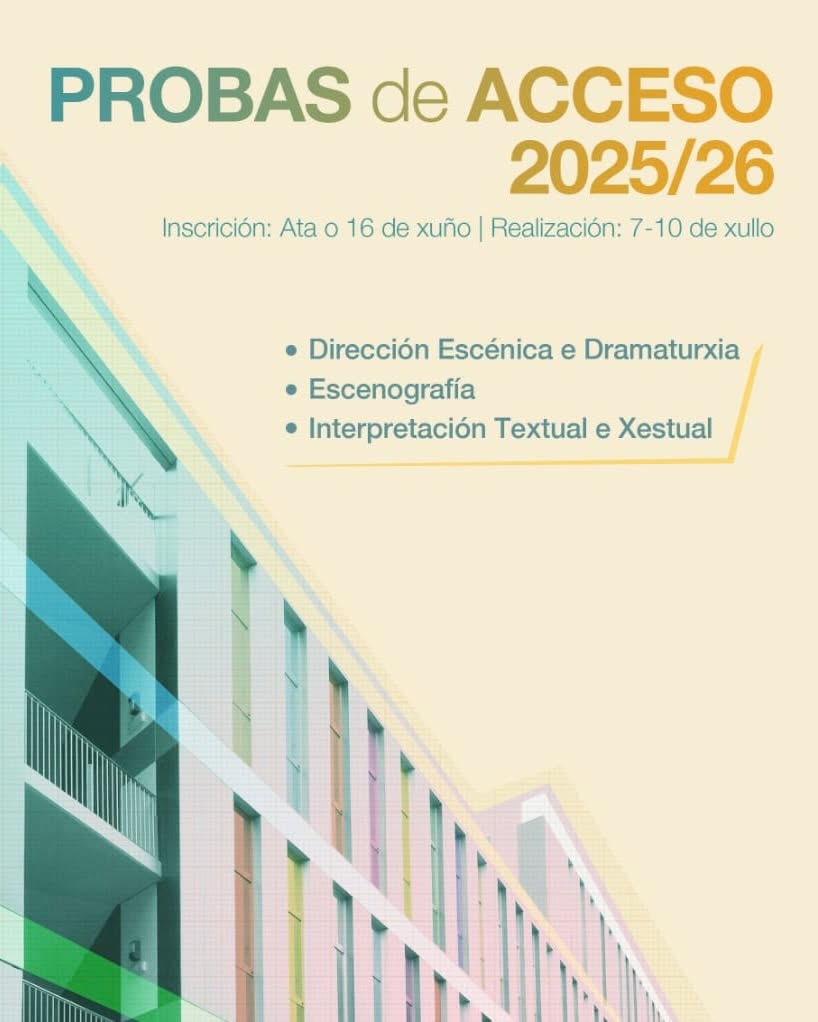 🔔 ¡ÚLTIMOS DÍAS PARA INSCRIBIRTE! 🔔 ⏳ Xa quedan poucos días para apuntarte nas Probas de Acceso aos estudos de arte dr…
