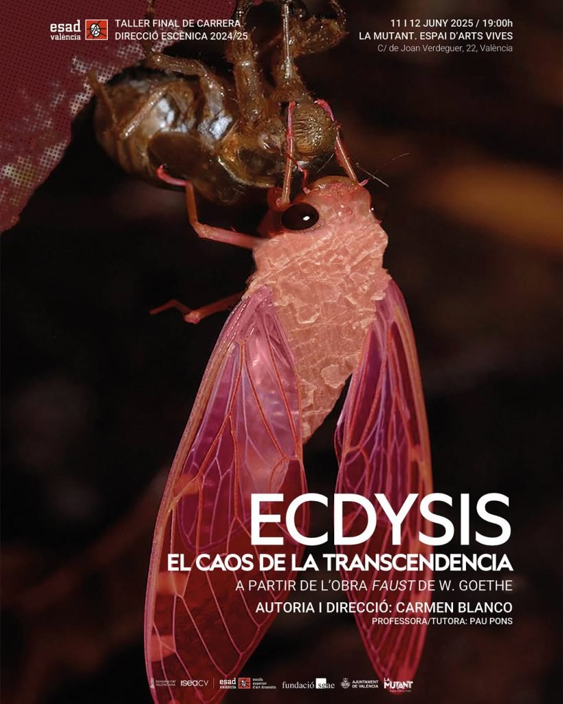 «Ecdysis, el caos de la transcendencia» arriba a #LaMutant! 🟢 Una obra creada i dirigida per Carmen Blanco a partir de …