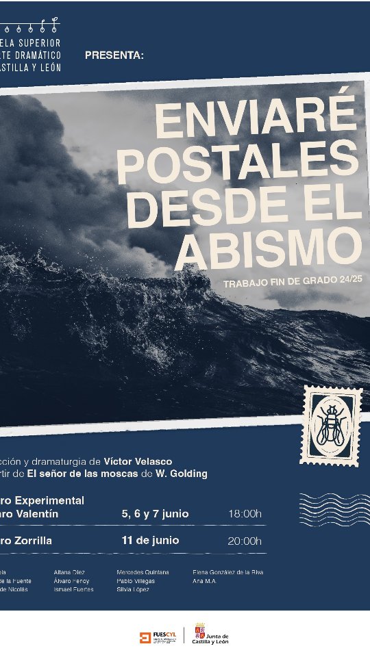 ¡Atención! La obra está a punto de comenzar. Apaguen sus teléfonos móviles. 🚀 3, 2, 1… así es «Enviaré postales desde…