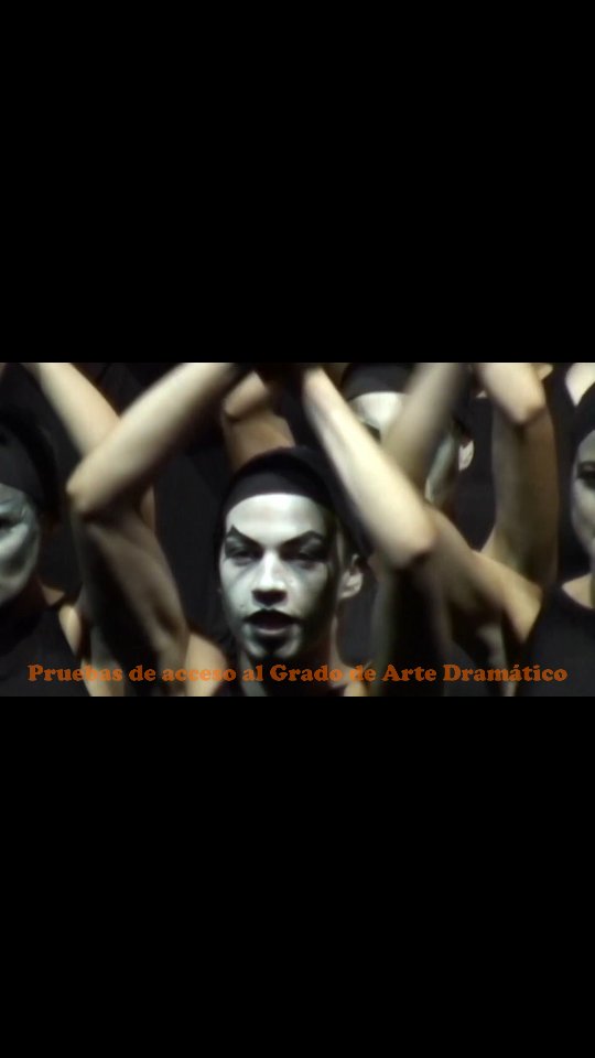 Pruebas de Acceso 2025-2026 / Título de Grado de Arte Dramático / ¡¡Inscripción abierta!! / Sede de Gran Canaria Informa…