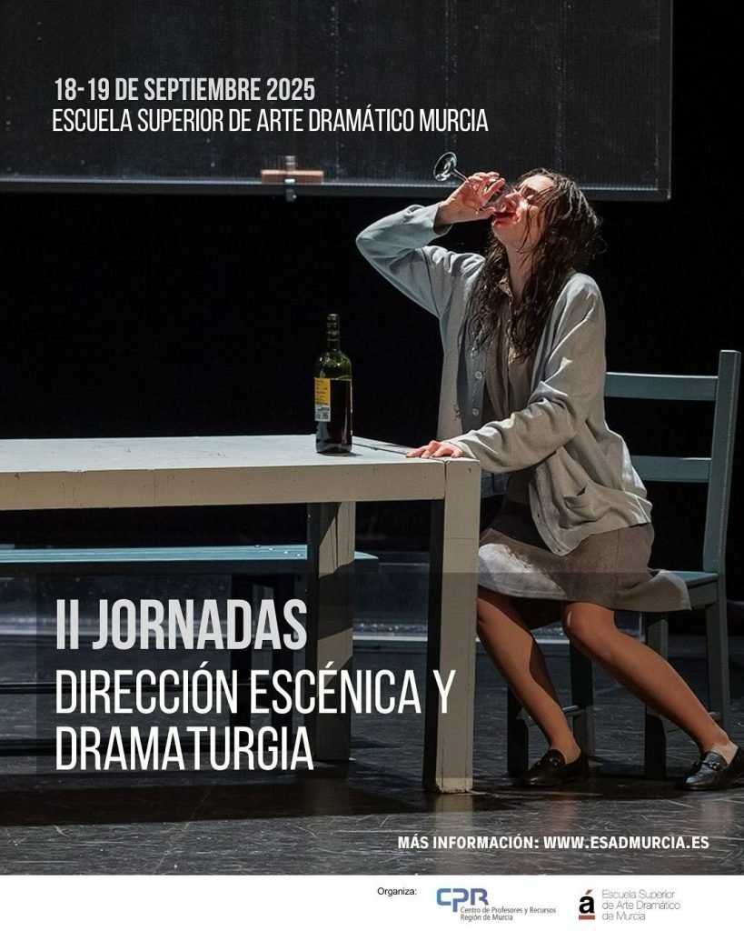 En septiembre volveremos con las II Jornadas de teatro en este caso centradas en la Dirección escénica y Dramaturgia vis…