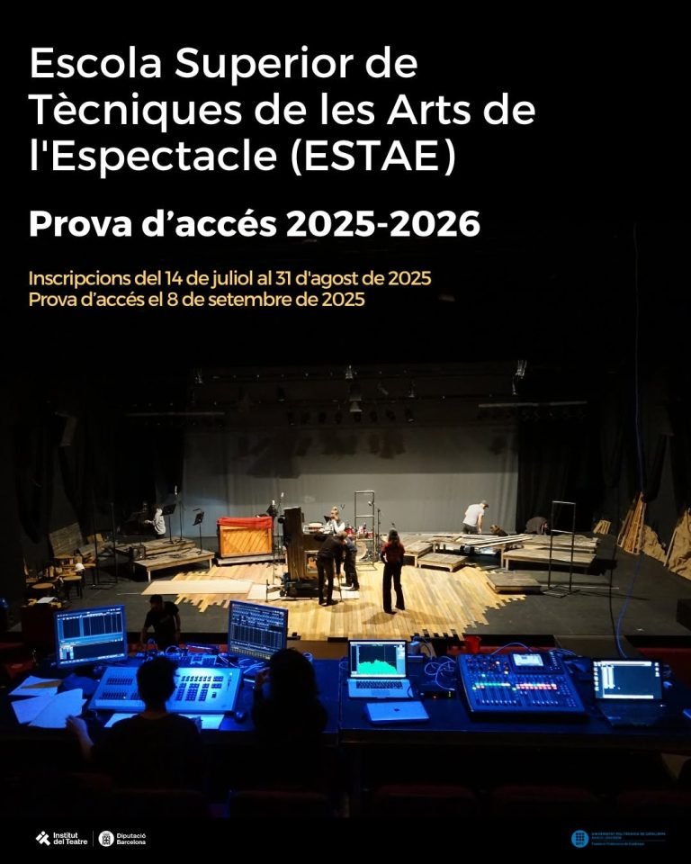 La escuela secundaria de técnicas de las artes del espectáculo @Steait del Instituto de Teatro funciona con una segunda llamada. La escuela secundaria de técnicas de las artes del espectáculo @Steait del Instituto de Teatro funciona con una segunda llamada.