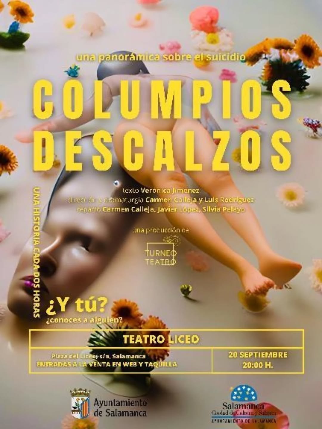EGRESADAS #ESADCYL EN ESCENA | COLUMPIOS DESCALZOS Carmen Calleja, egresada de la #ESADCYL en Dirección Escénica y Drama…