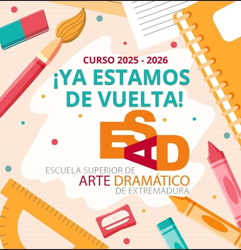 🎭¡¡YA ESTAMOS DE VUELTA!! 📣Desde la ESAD de Extremadura damos la bienvenida a este nuevo curso académico 2025-2026 con…