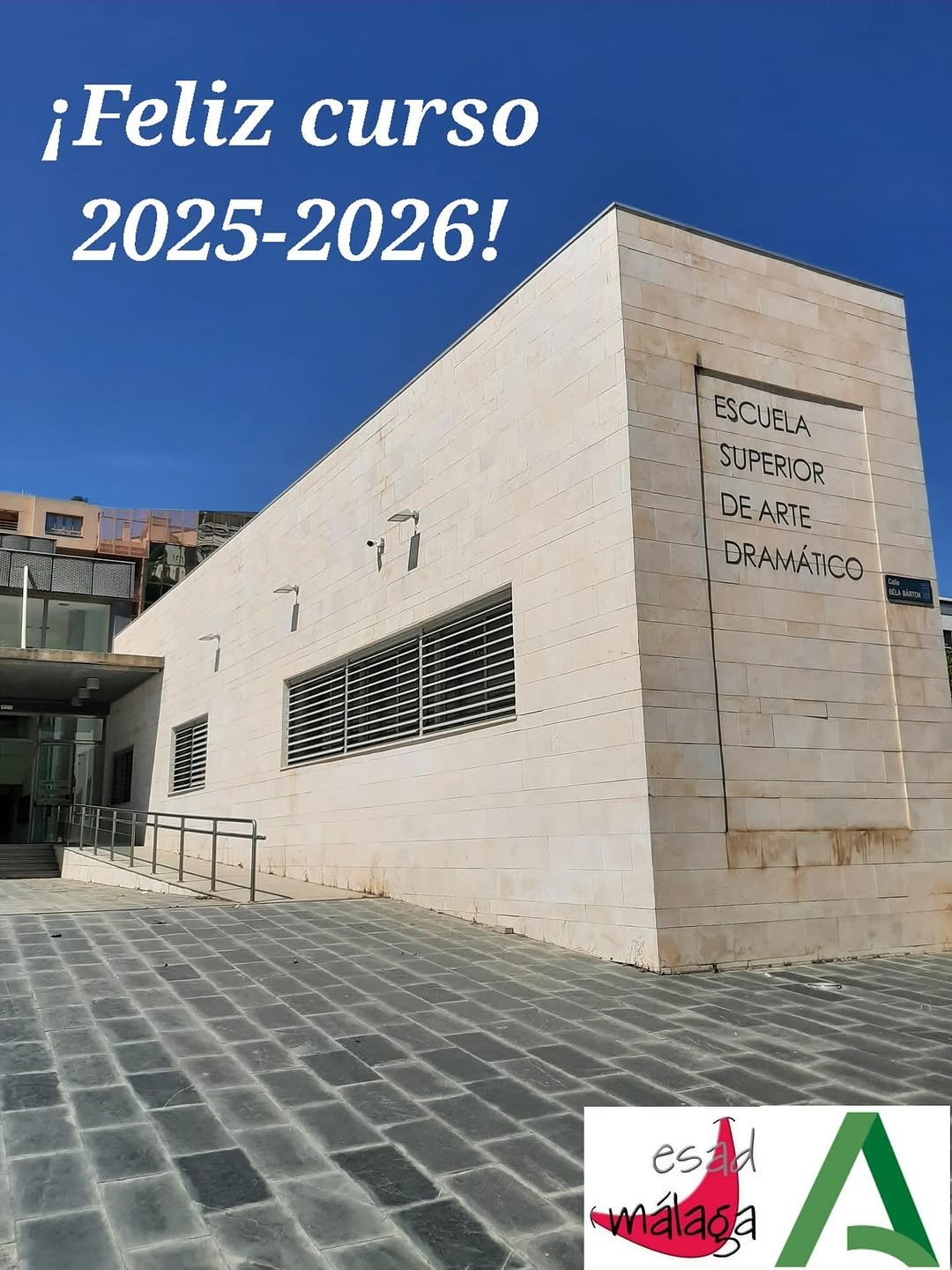 ✨🎭 ¡Bienvenidos al nuevo curso en la ESAD Málaga! Iniciamos un año lleno de arte, aprendizaje y creatividad compartida….