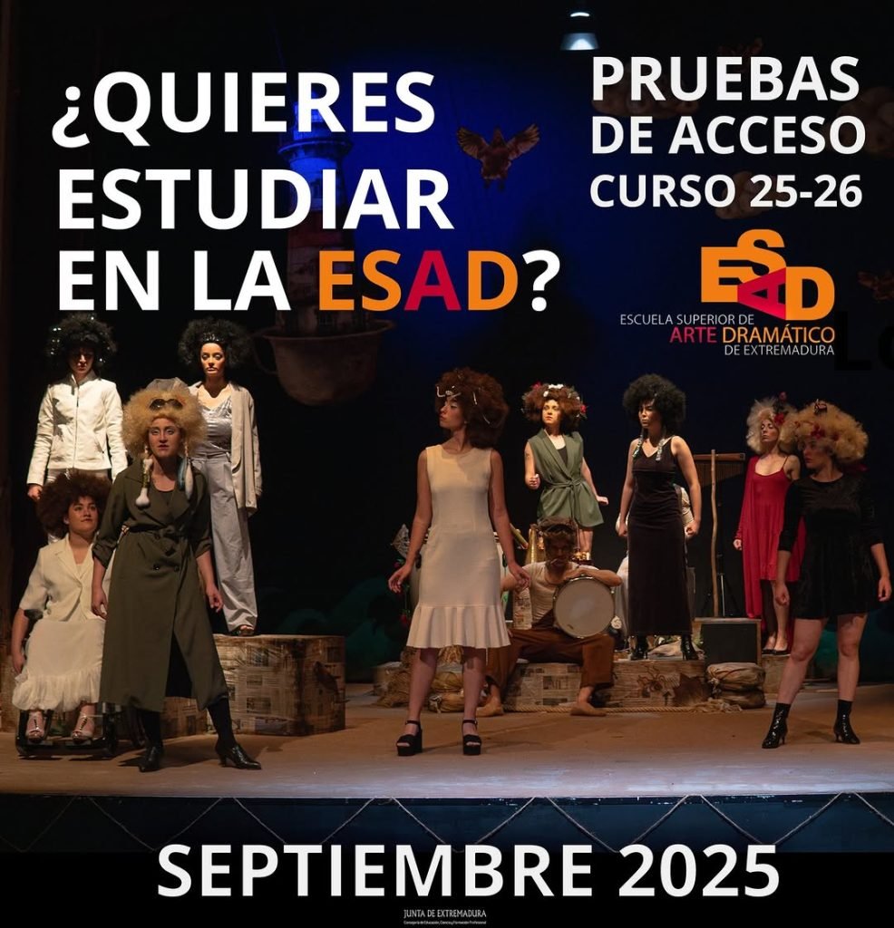 🎭 PRUEBAS DE ACCESO SEPTIEMBRE CURSO 2025-2026 📣¿QUIERES ESTUDIAR INTERPRETACIÓN o DIRECCIÓN ESCÉNICA Y DRAMATURGIA EN…