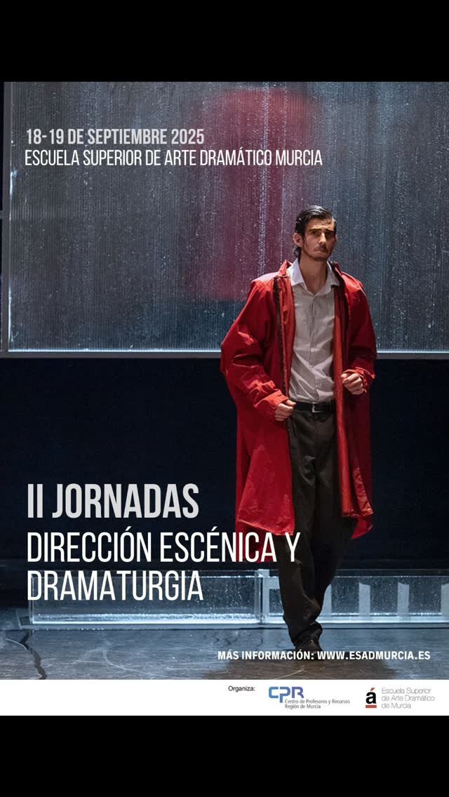 Os presentamos el programa definitivo de las II Jornadas de Teatro dedicadas a la especialidad de Dirección y Dramaturgi…