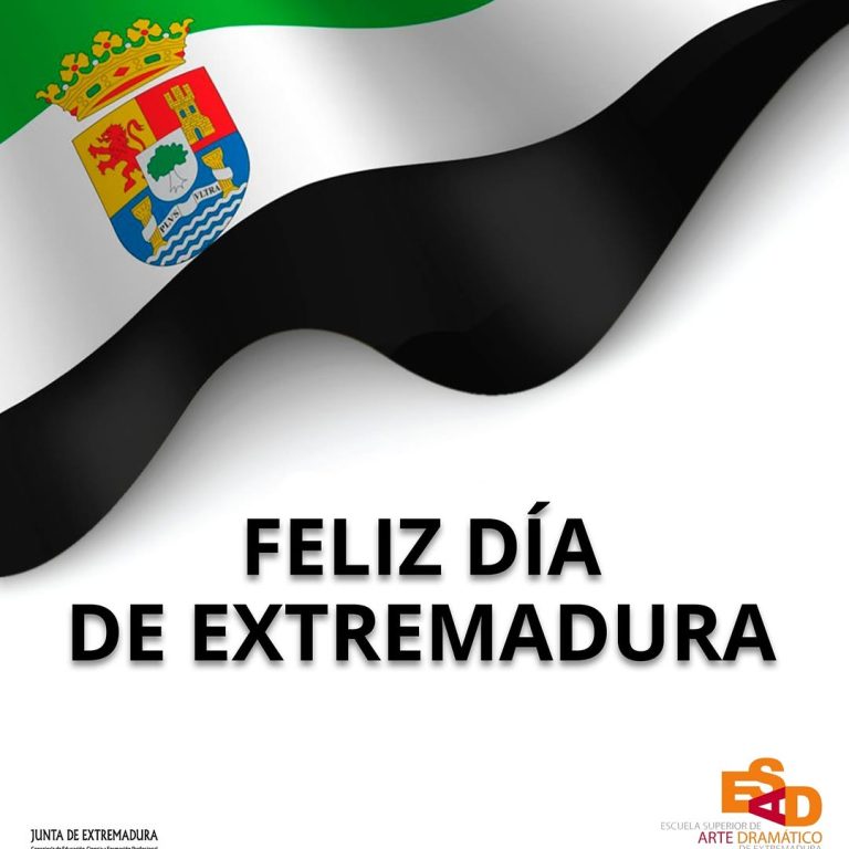 ¡FELIZ DÍA DE EXTREMADURA!💚🖤 Desde la ESAD de Extremadura queremos felicitar a todos los extremeños y extremeñas. El l…