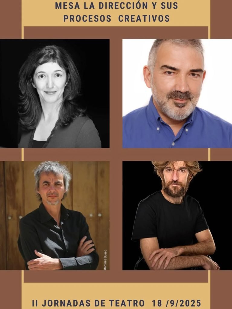 II Jornadas de Teatro Modera: Nieves Pérez Con Paco García Vicente, profesor de Dirección ESAD Murcia, Joaquín Lison pre…