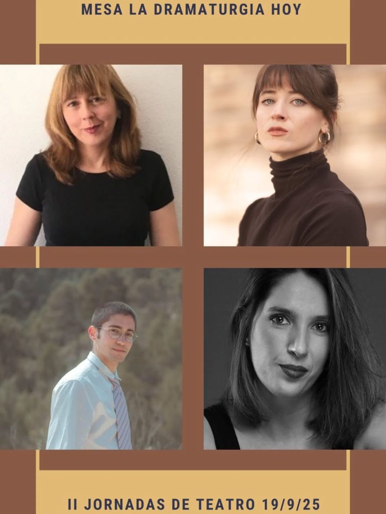 Mesa La dramaturgia hoy. Con Eva Mir @evamir_ Adrián Castellón y Natalia Yurena