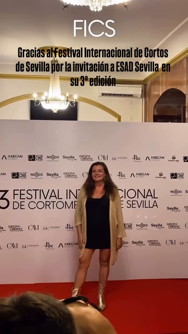 ESAD Sevilla un año más co la apuesta de FICS. Enhorabuena por la clausura de vuestra 3ª edición y gracias por hacernos …