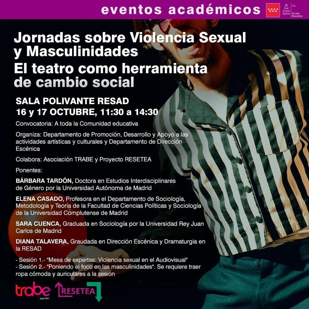 🎭 Jornadas sobre Violencia Sexual y Masculinidades 📢 El teatro como herramienta de cambio social 📅 Cuándo: Jueves 16 …