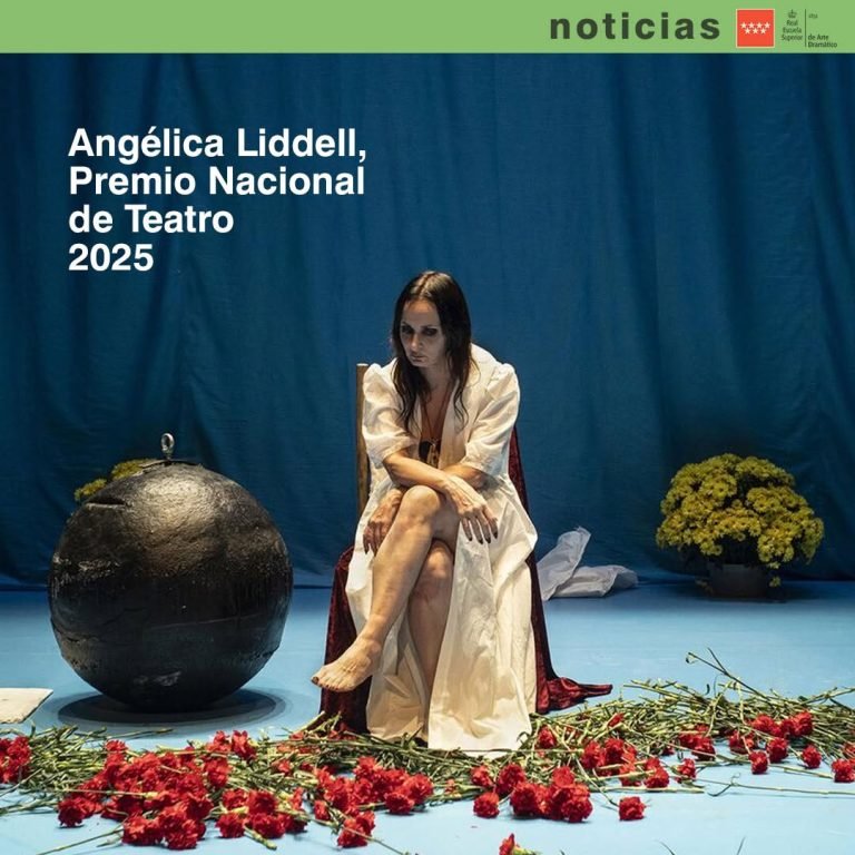 ✨ Premio Nacional de Teatro 2025 ✨ Desde la RESAD felicitamos a Angélica Liddell, reconocida con el Premio Nacional de T…