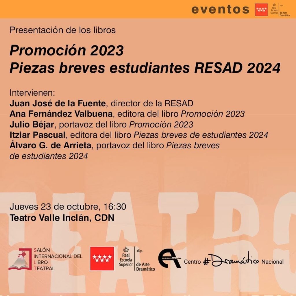📚✨ Presentación de 2 libros de la RESAD ✨📚 Celebramos la publicación de dos libros que publican las obras que recogen …