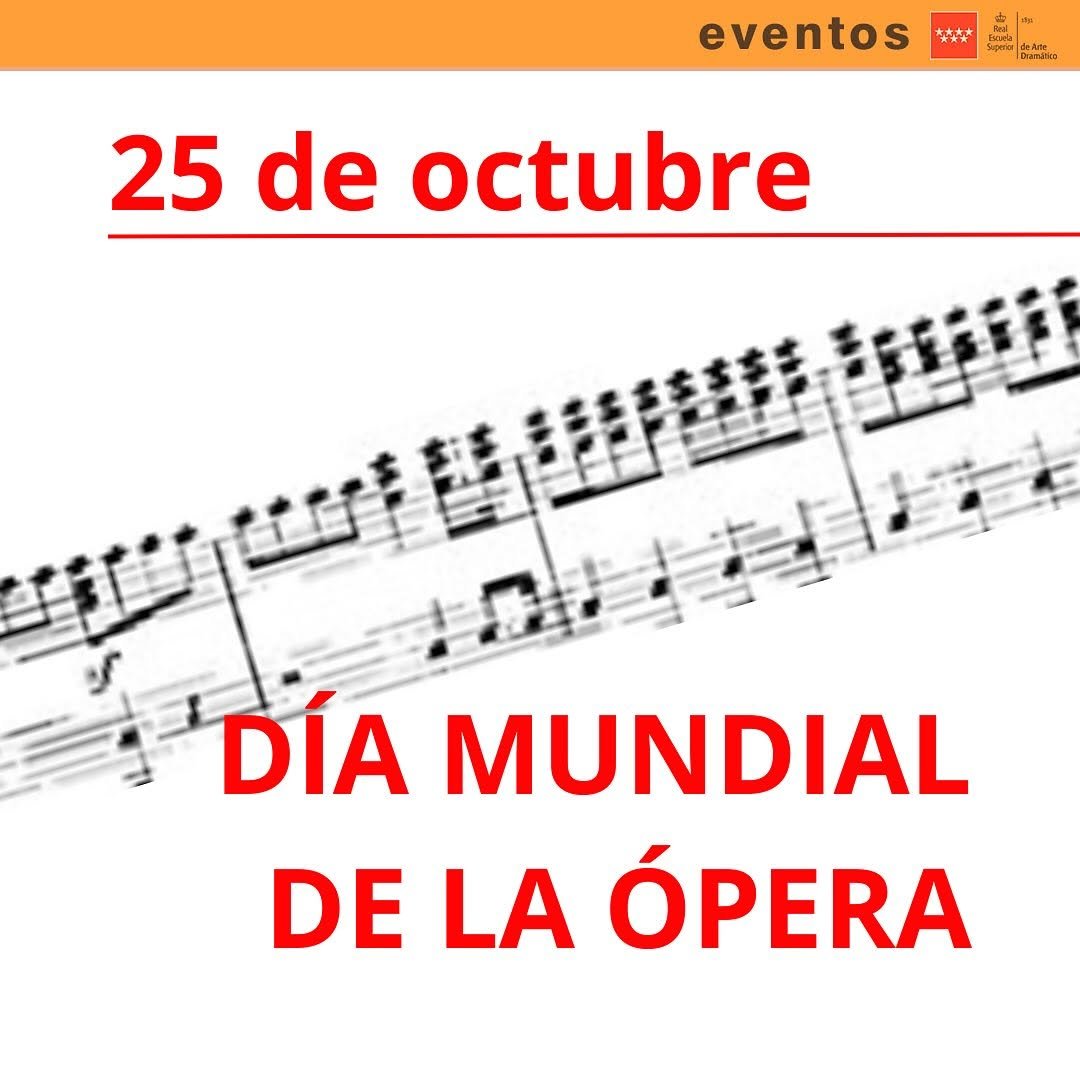🎭✨ D&iacute;a Mundial de la &Oacute;pera ✨🎭 Hoy, 25 de octubre, celebramos el D&iacute;a Mundial de la &Oacute;pera, un arte total que une m&uacute;sica,&hellip;