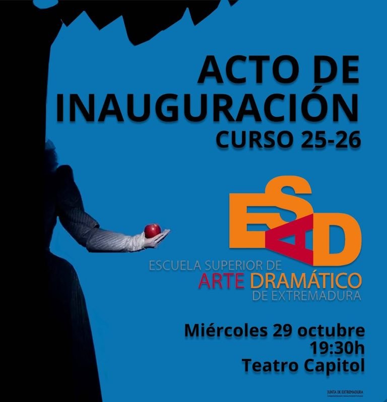 🎭ACTO INAUGURACIÓN CURSO 2025 -2026 📅 Miércoles 29 de octubre 🕖19:30h 📍Teatro Capitol de Cáceres 🎟️Entrada libre ha…