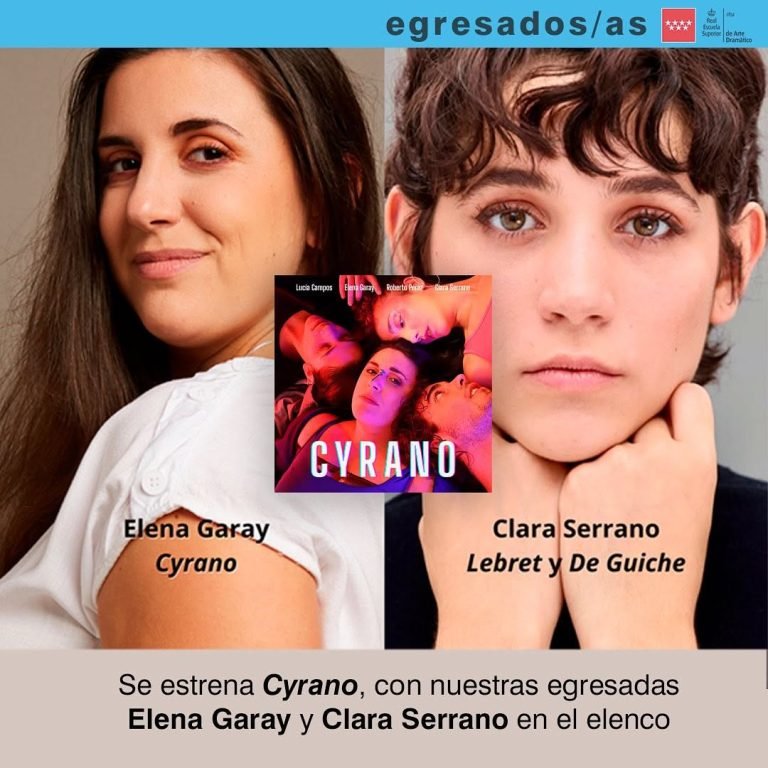 ✨ Orgullo RESAD ✨ Celebramos el estreno de Cyrano, una mirada contemporánea y urbana al gran clásico francés. Una pieza …