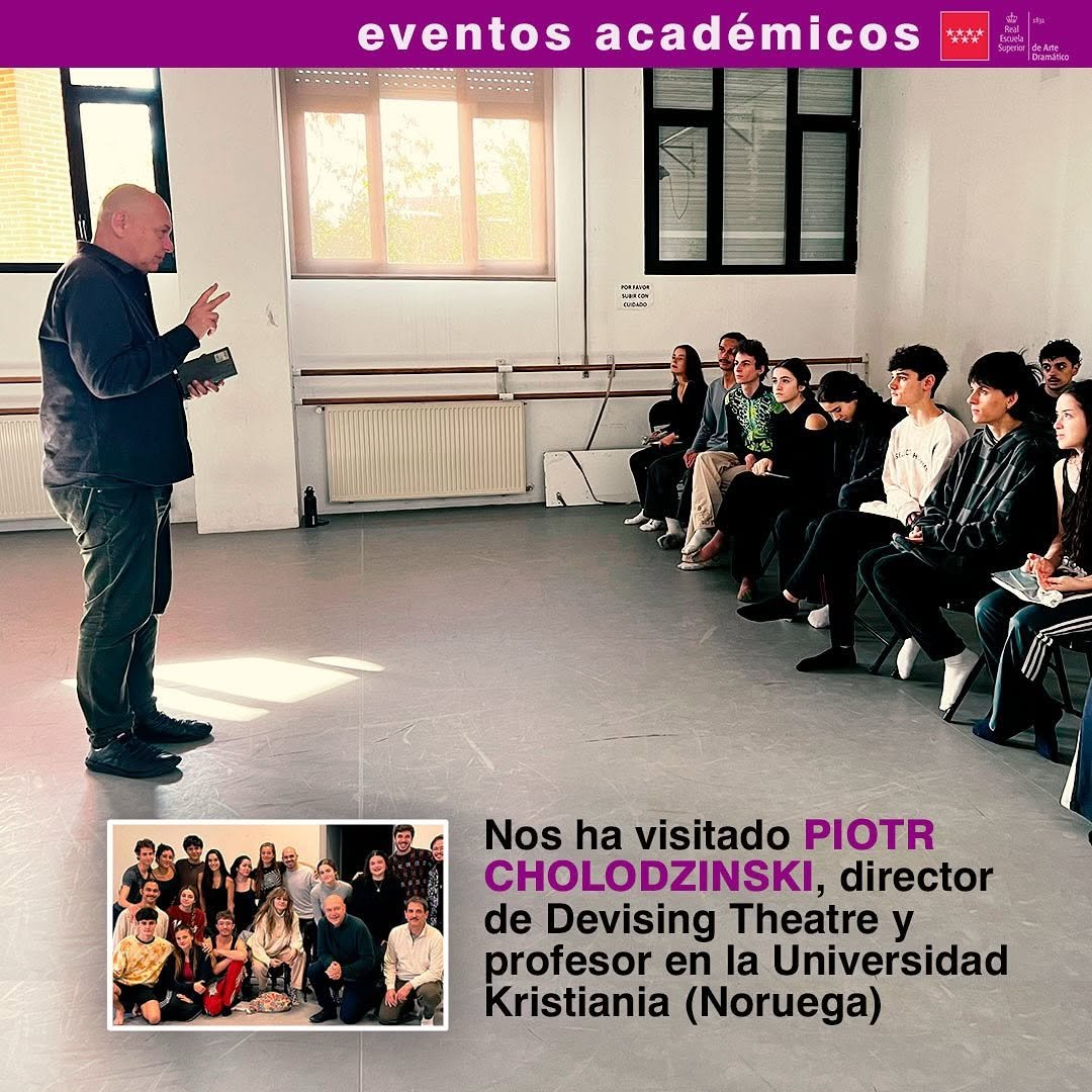 🎓Evento acad&eacute;mico🎓 La &uacute;ltima semana de octubre tuvimos el privilegio de recibir en la RESAD a Piotr Cholodzinski, reco&hellip;