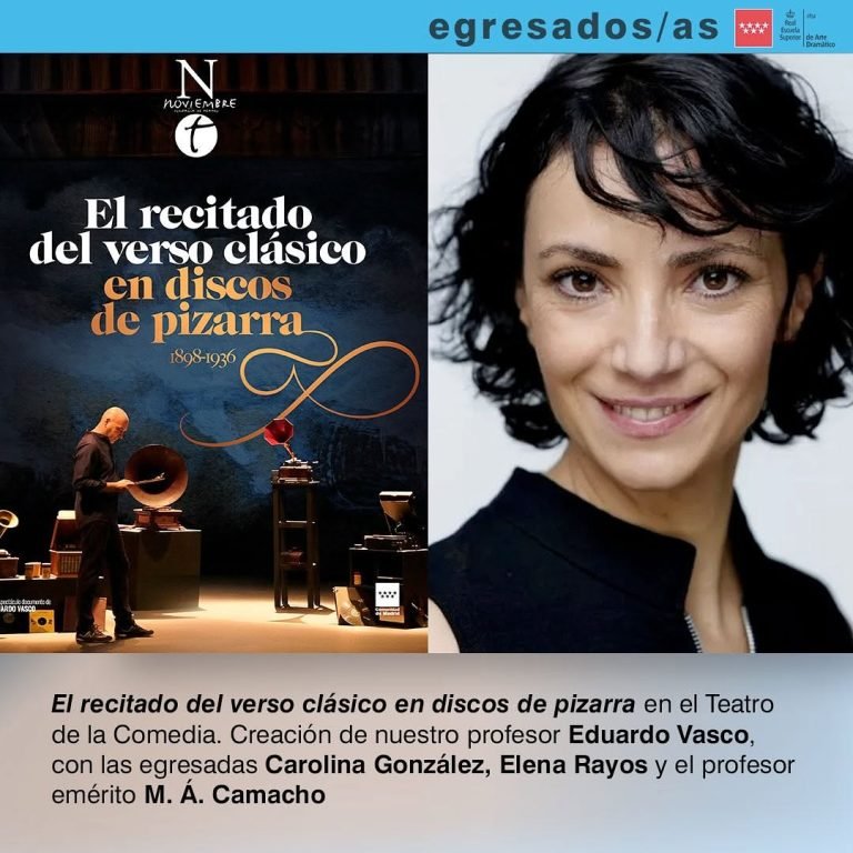 ✨ Orgullo RESAD ✨ Celebramos con emoción el estreno de El recitado del verso clásico en discos de pizarra, el nuevo espe…