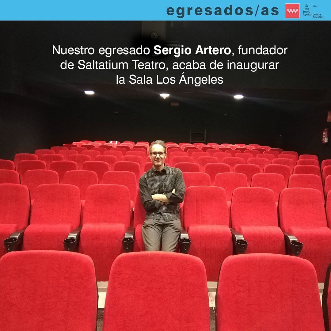 ✨ Orgullo RESAD ✨ Hoy celebramos el camino y la visi&oacute;n de nuestro egresado Sergio Artero, actor, director y fundador de &hellip;