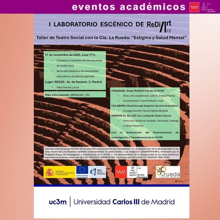 🎓Nuevo evento académico 🎓| I LABORATORIO ESCÉNICO DE REDIART-XXI Taller de Teatro Social con la Compañía La Rueda: “Es… 🎓Nuevo evento académico 🎓| I LABORATORIO ESCÉNICO DE REDIART-XXI Taller de Teatro Social con la Compañía La Rueda: “Es…