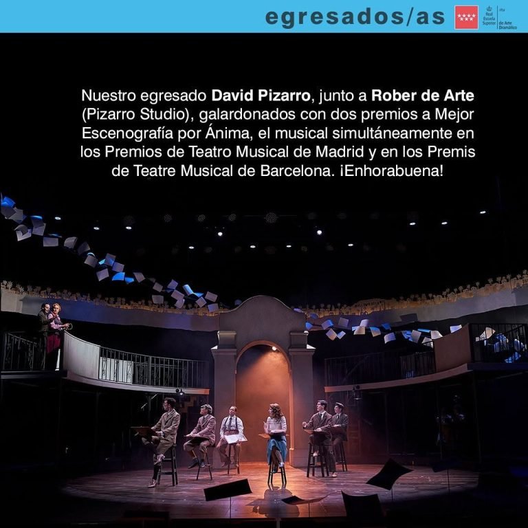 ✨ Orgullo RESAD ✨ No podemos estar más felices y agradecidos. Nuestro egresado David Pizarro, junto a Rober de Arte (Piz…