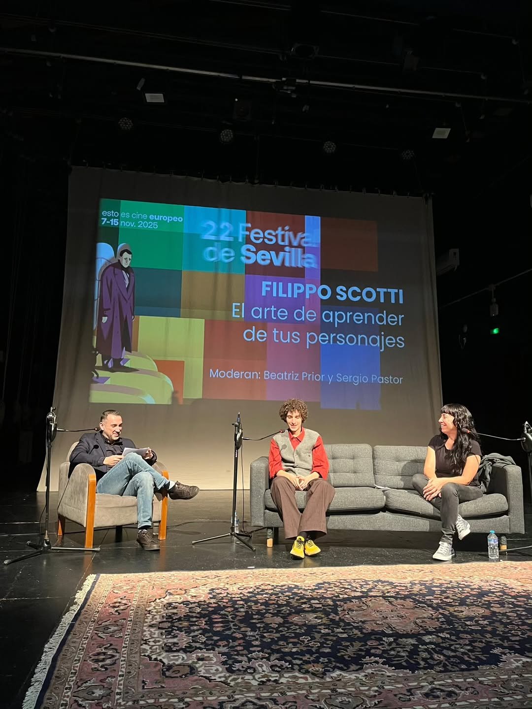 📸 Hoy hemos recibido en la ESAD de Sevilla la visita del actor italiano Filippo Scotti (@filipposcotti), en el marco de… 📸 Hoy hemos recibido en la ESAD de Sevilla la visita del actor italiano Filippo Scotti (@filipposcotti), en el marco de…