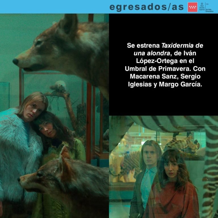 ✨ Orgullo RESAD ✨ Celebramos el estreno de Taxidermia de una alondra, un texto de nuestro egresado Iván López-Ortega, qu…