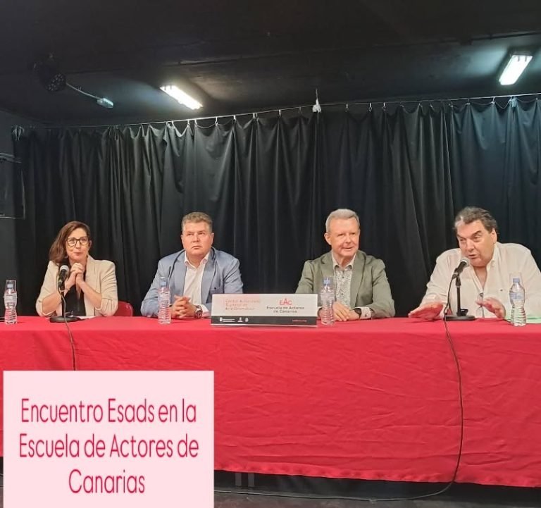XI Encuentro Esad en Red en la @eacanarias que cumple 50 años como institución educativa de arte dramático. Un foro para…