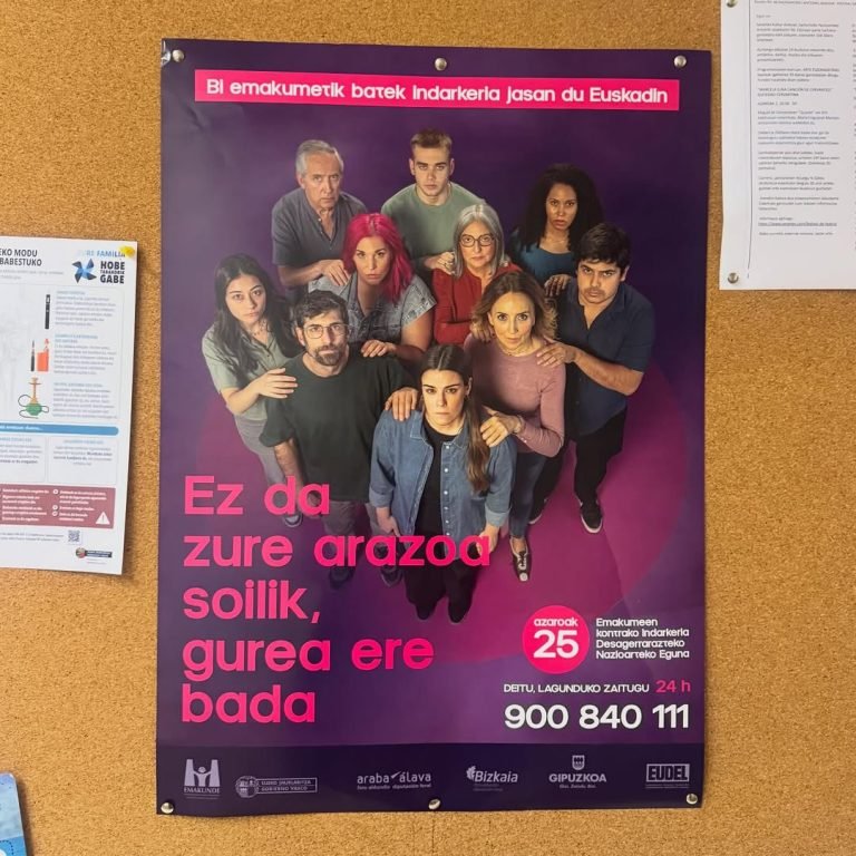 ⚠️ Gaur eta egunero, emakumeen aurkako indarkeriari EZ esaten diogu. Berandu baino lehen, gure gizartean eta, oro har, m…