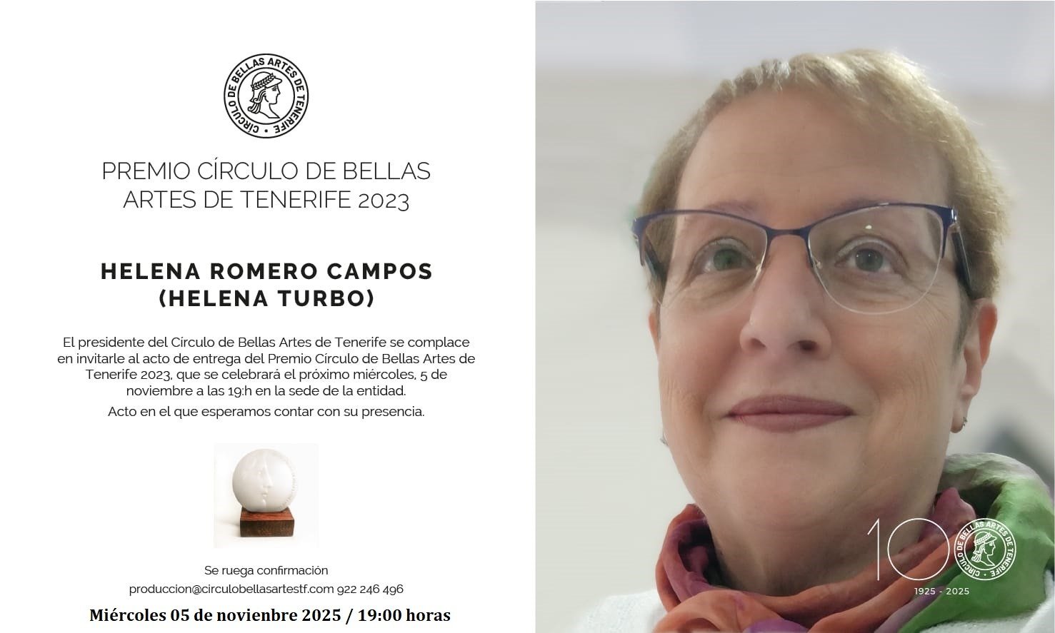 Premio C&iacute;rculo de Bellas Artes de Tenerife