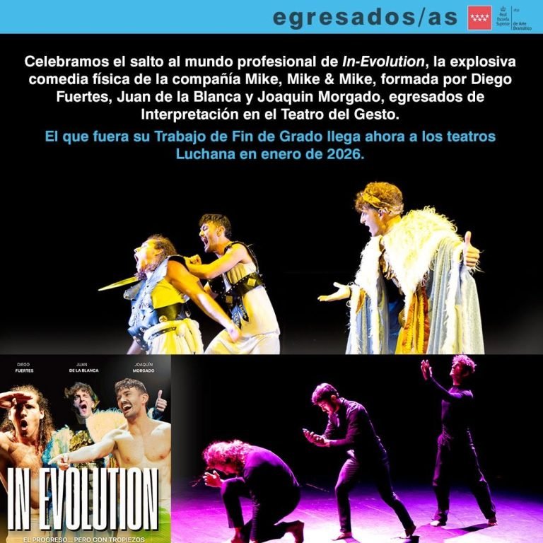 ✨ Orgullo Resad ✨ Celebramos el salto al mundo profesional de In-Evolution, la explosiva comedia f&iacute;sica de la compa&ntilde;&iacute;a M&hellip;