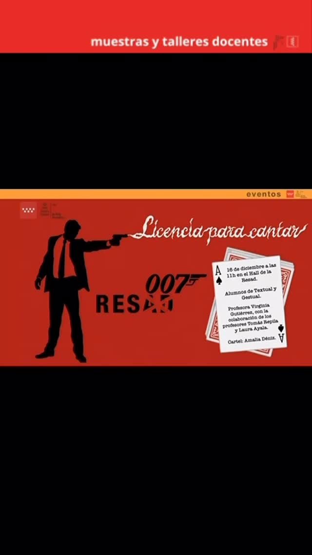 Muestras y Talleres Docentes 🎶 #EnLaRESAD &ndash; Concierto Navide&ntilde;o 2025 &ldquo;RESAD-007: Licencia para cantar&rdquo; Este a&ntilde;o nuestras&hellip;
