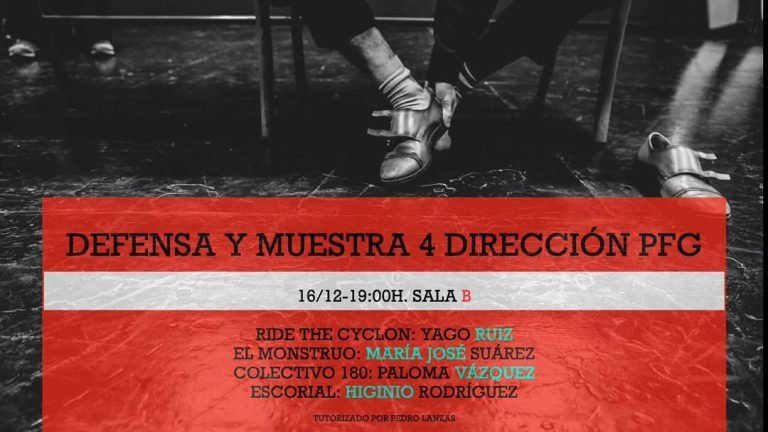 🎭 DEFENSA Y MUESTRA DE LOS PROYECTOS FIN DE GRADO &ndash; DIRECCI&Oacute;N ESC&Eacute;NICA 🎭 📅 Ma&ntilde;ana, 16 de diciembre 🕖 19:00 h 📍 Sala&hellip;