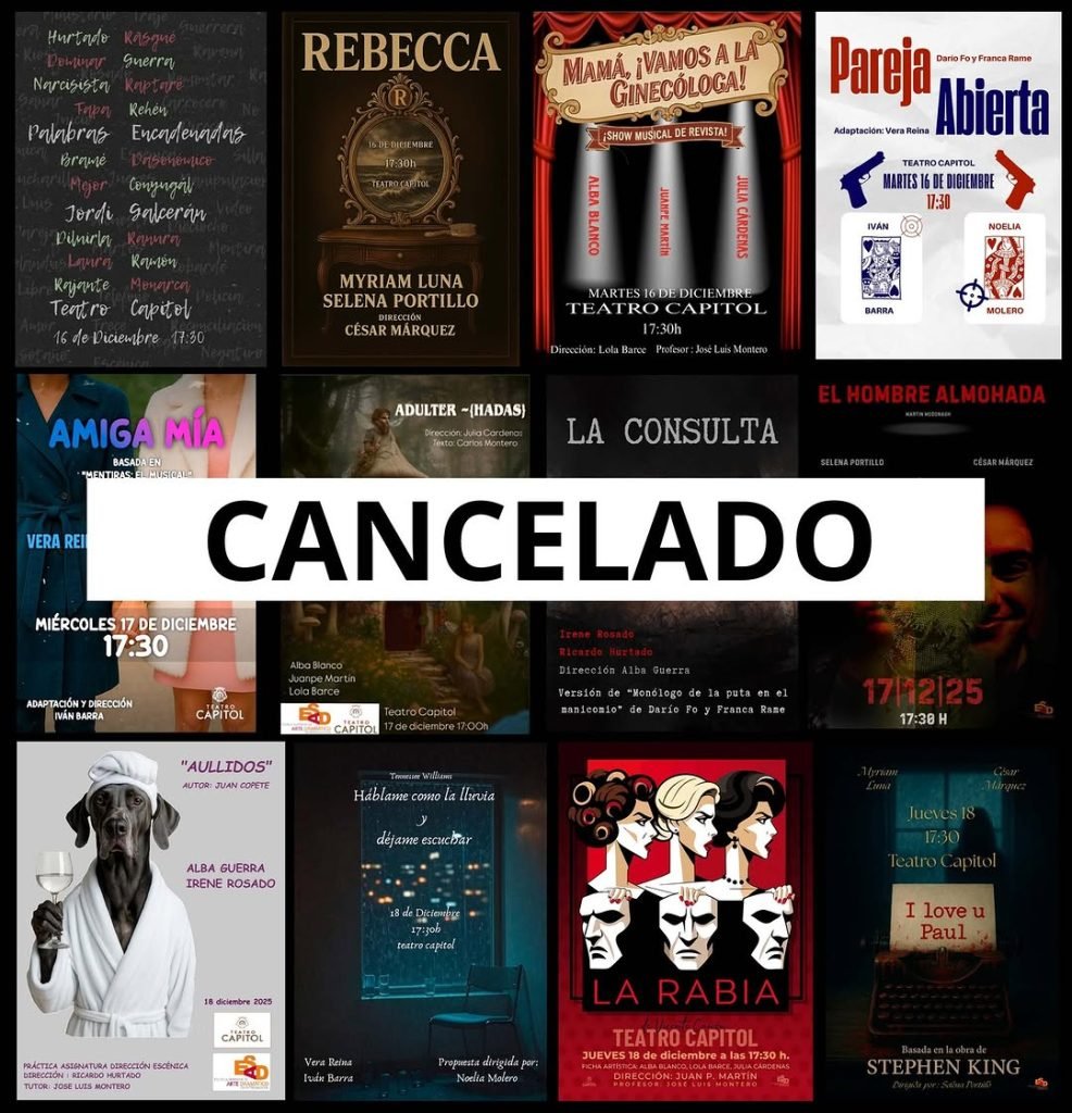 🎭 Muestra asignatura DIRECCI&Oacute;N ESC&Eacute;NICA 📣Por circunstancias t&eacute;cnicas sobrevenidas, os informamos que las muestras de l&hellip;