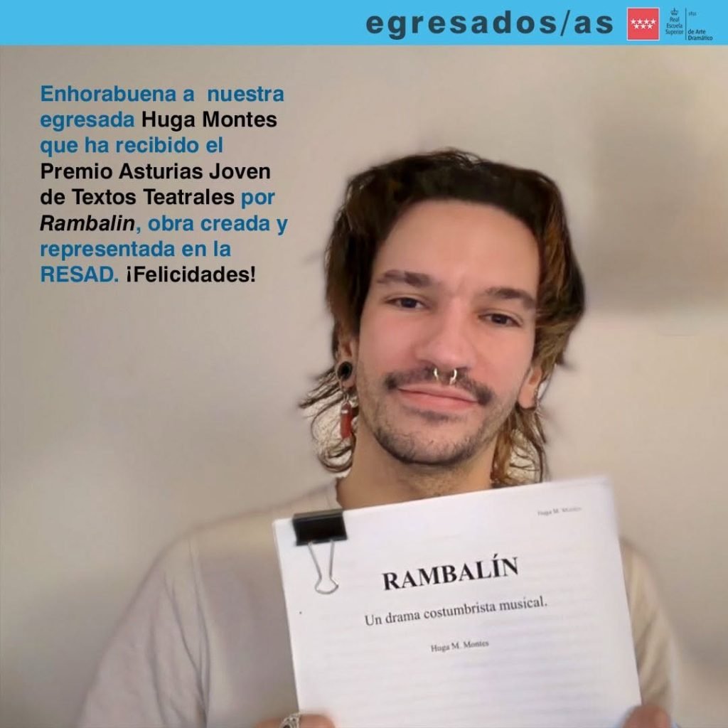 ✨ Orgullo RESAD ✨ Celebramos con enorme alegr&iacute;a el Premio Asturias Joven de Textos Teatrales otorgado a nuestra egresada&hellip;