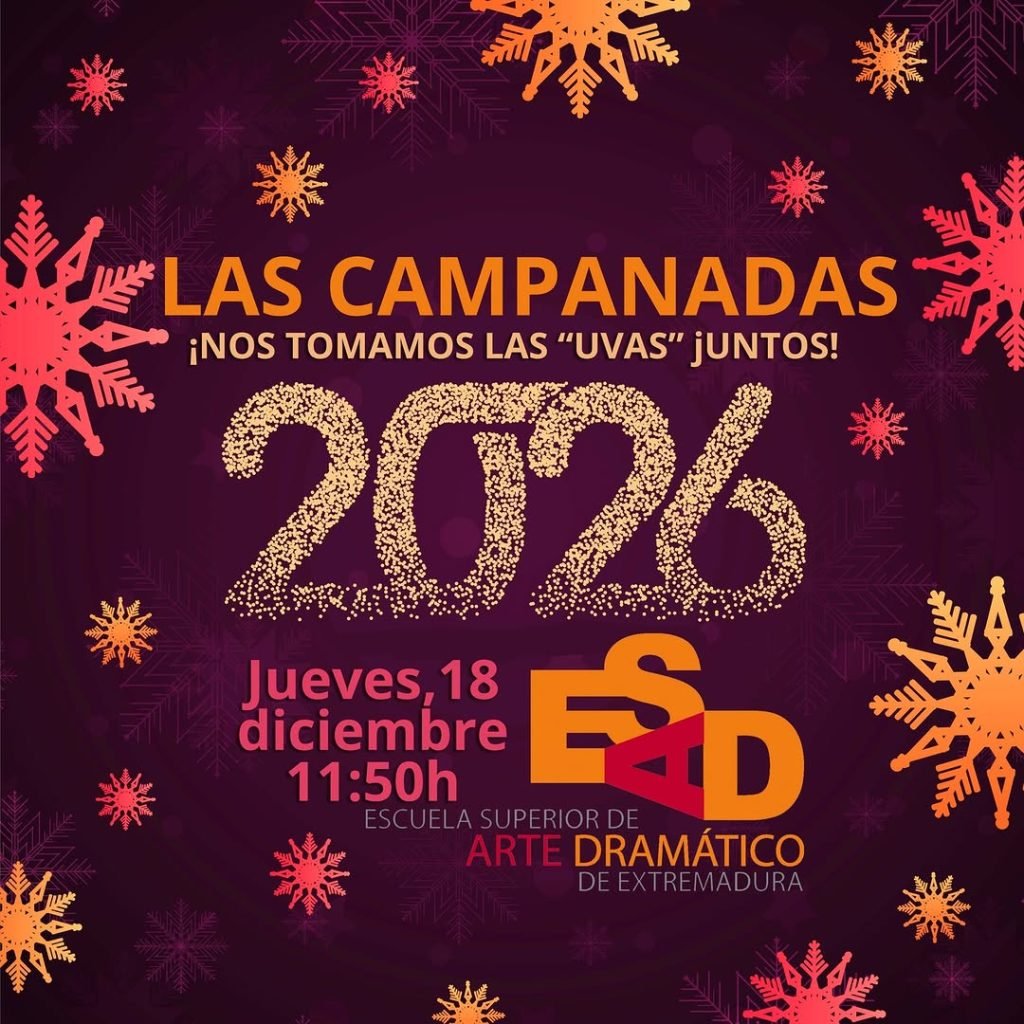 🎭LAS CAMPANADAS 📅Jueves 18 diciembre 🕖 11:50h. 📍En el hall de entrada junto a &laquo;Cacere&ntilde;o&raquo; 📣Estimada comunidad educat&hellip;